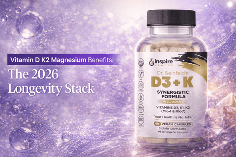 Vitamin D K2 Magnesium Benefits: The 2026 Longevity Stack - DrSeinfeld.com Operated by Ginspire Health LLC