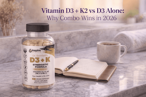 Vitamin D3 + K2 vs D3 Alone: Why Combo Wins in 2026 - DrSeinfeld.com Operated by Ginspire Health LLC
