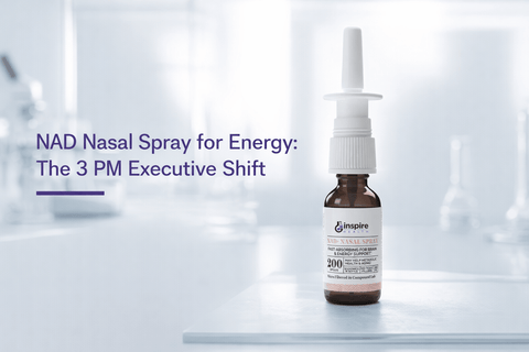 NAD Nasal Spray for Energy: The 3 PM Executive Shift - DrSeinfeld.com Operated by Ginspire Health LLC