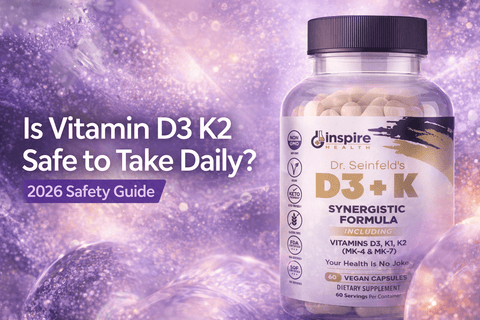 Is Vitamin D3 K2 Safe to Take Daily? 2026 Safety Guide - DrSeinfeld.com Operated by Ginspire Health LLC
