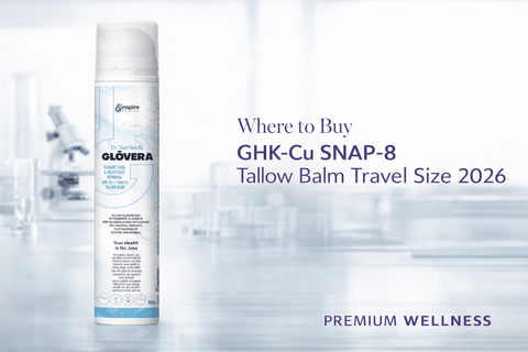 Where to Buy GHK-Cu SNAP-8 Tallow Balm Travel Size 2026 - DrSeinfeld.com Operated by Ginspire Health LLC