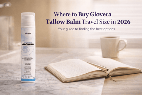 Where to Buy Glovera Tallow Balm Travel Size in 2026 - DrSeinfeld.com Operated by Ginspire Health LLC
