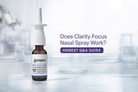Does Clarity Focus Nasal Spray Work? Honest Q&A Guide - DrSeinfeld.com Operated by Ginspire Health LLC