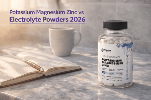 Potassium Magnesium Zinc vs Electrolyte Powders 2026 - DrSeinfeld.com Operated by Ginspire Health LLC