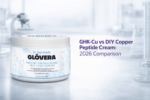 GHK-Cu vs DIY Copper Peptide Cream: 2026 Comparison - DrSeinfeld.com Operated by Ginspire Health LLC
