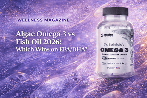 Algae Omega-3 vs Fish Oil 2026: Which Wins on EPA/DHA? - DrSeinfeld.com Operated by Ginspire Health LLC