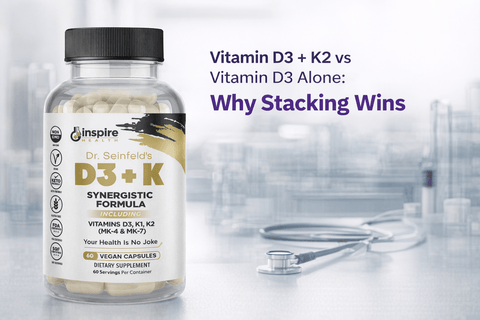 Vitamin D3 + K2 vs Vitamin D3 Alone: Why Stacking Wins - DrSeinfeld.com Operated by Ginspire Health LLC