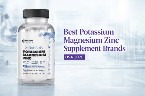 Best Potassium Magnesium Zinc Supplement Brands USA 2026 - DrSeinfeld.com Operated by Ginspire Health LLC