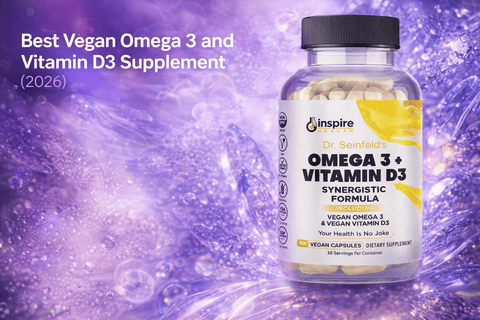 Best Vegan Omega 3 and Vitamin D3 Supplement (2026) - DrSeinfeld.com Operated by Ginspire Health LLC