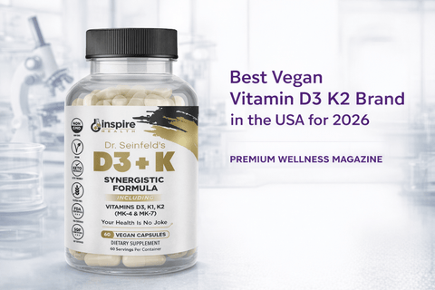 Best Vegan Vitamin D3 K2 Brand in the USA for 2026 - DrSeinfeld.com Operated by Ginspire Health LLC