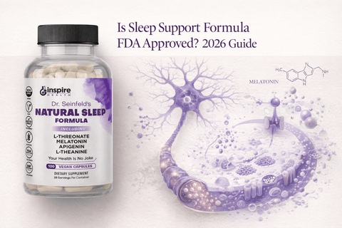Is Sleep Support Formula FDA Approved? 2026 Guide - DrSeinfeld.com Operated by Ginspire Health LLC