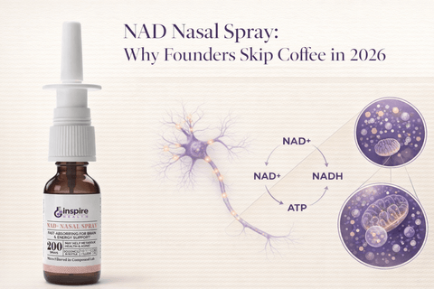 NAD Nasal Spray: Why Founders Skip Coffee in 2026 - DrSeinfeld.com Operated by Ginspire Health LLC