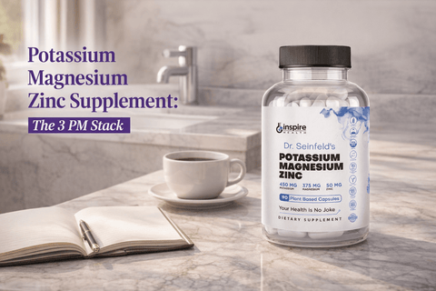 Potassium Magnesium Zinc Supplement: The 3 PM Stack - DrSeinfeld.com Operated by Ginspire Health LLC