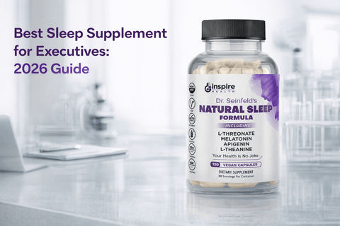 Best Sleep Supplement for Executives: 2026 Guide - DrSeinfeld.com Operated by Ginspire Health LLC