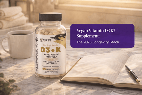 Vegan Vitamin D3 K2 Supplement: The 2026 Longevity Stack - DrSeinfeld.com Operated by Ginspire Health LLC