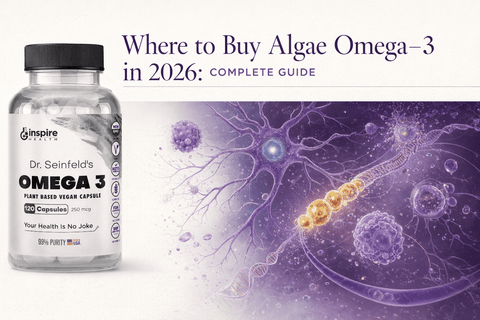 Where to Buy Algae Omega-3 in 2026: Complete Guide - DrSeinfeld.com Operated by Ginspire Health LLC