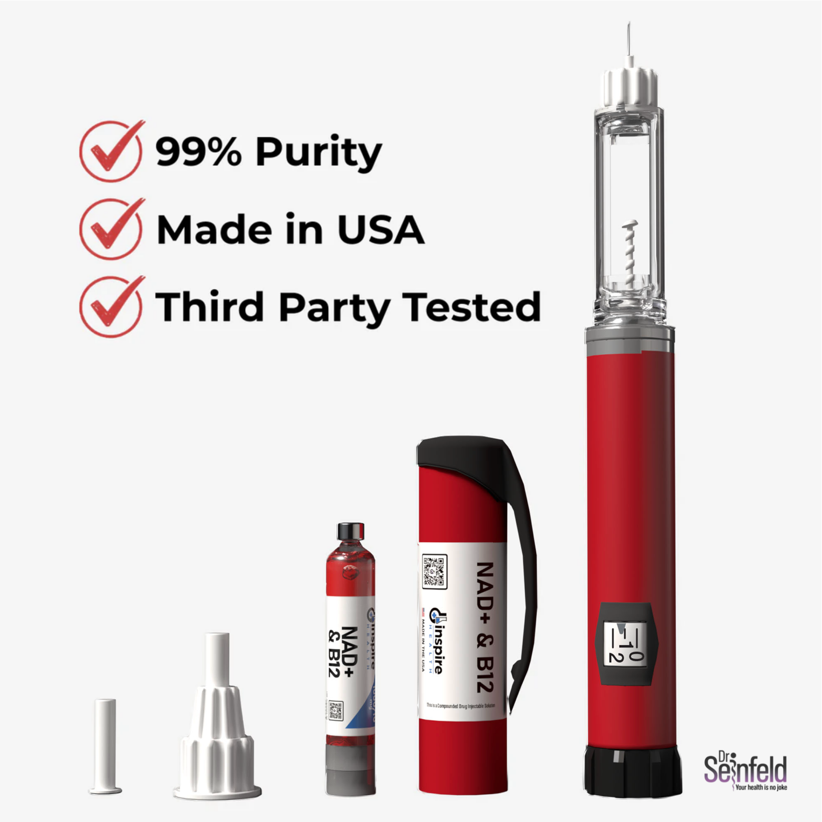 NAD⁺ & B12 Injections with Filtraphorix™ Technology (300,000 mcg)