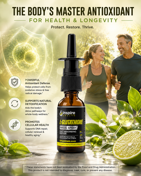L Glutathione Nasal Spray | The Body's Master Antioxidant