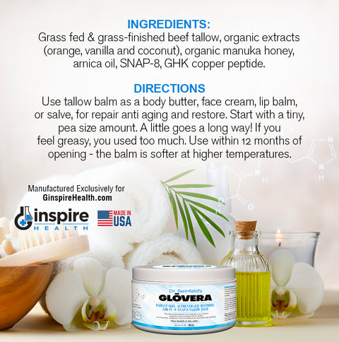 Glovera (GHK-Cu + SNAP-8 Tallow Balm)