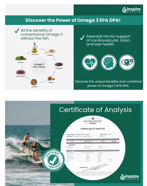 Vegan Omega 3 - Plant Based Supplement