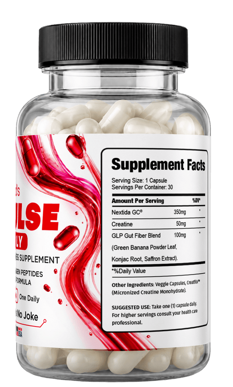 GLPULSE Daily — Metabolic Wellness Supplement (Nextida GC® GLP-1 Formula) - DrSeinfeld.com Operated by Ginspire Health LLC